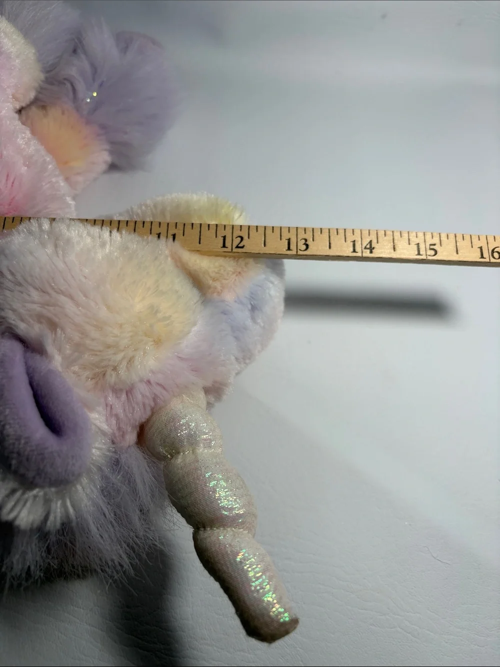 Vintage Rare Toys R US Y2K Animal Alley Pink White Unicorn 13” Plush Darla